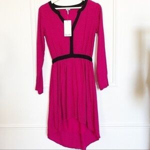 Splendid Fuschia pink high low dress-NEW